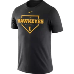 Nike Iowa Hawkeyes Dri-FIT Baseball Plate T-Shirt
