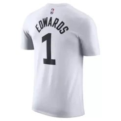 Nike Minnesota Timberwolves Anthony Edwards #1 2022 City Edition Name & Number T-Shirt