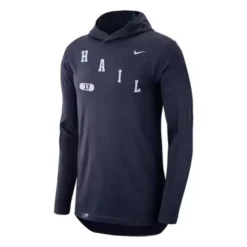Nike Michigan Wolverines Hooded DriFit Long Sleeve Shirt