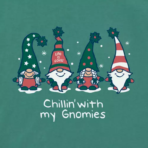 Women's Life Is Good Chillin With My Gnomies T-Shirt - Image 2
