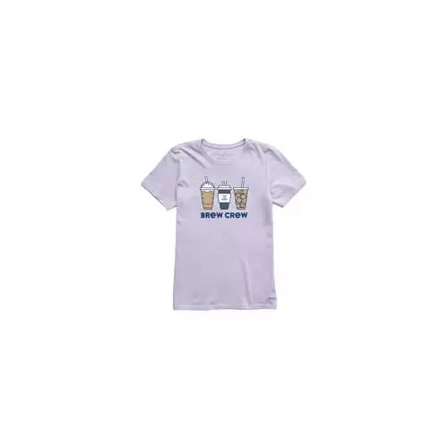 Women's Life Is Good Brew Crew T-Shirt