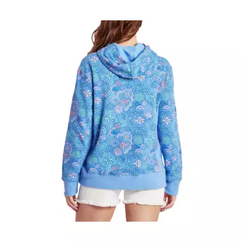 Women's Life Is Good Flower Doodle Pattern Simply Hoodie - Image 3