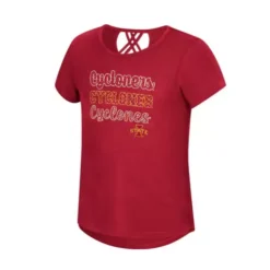 Colosseum Girls' Iowa State Cyclones Katie Strappy T-Shirt